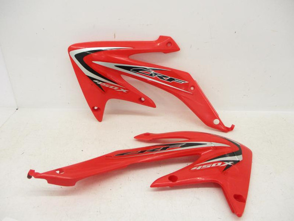 16 Honda CRF 450 X Left Right Gas Tank Radiator Shroud OEM 2012-2017