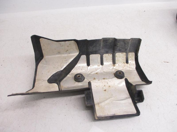 04 Honda TRX 500 FA Rubicon #3 Left Side Plastic Engine Cover 2001-2004