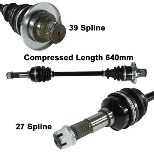 06-09 for Yamaha YXR450F Rhino ArmorTech HeavyDuty Rear Right CV Axle StockLengt