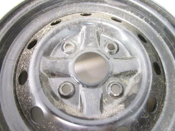 02 Suzuki LTF 400F Eiger Manual Front Wheel Rim 12x6 #1 55310-38F30-291 2002-26