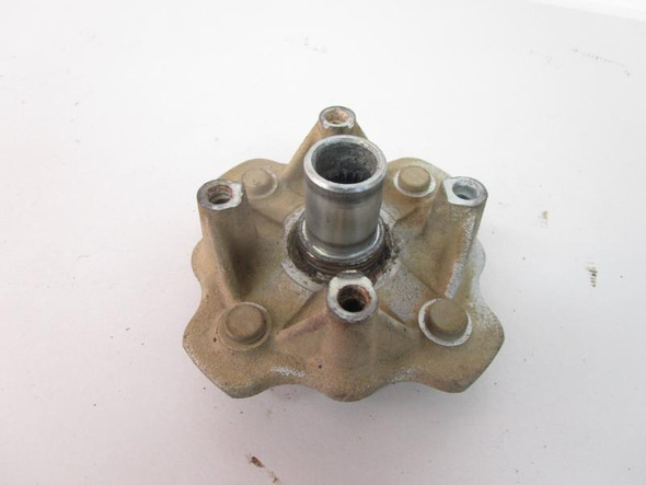 02 Suzuki LTF 400F Eiger Manual Rear Wheel Hub #2 54110-38F20 2002-2007