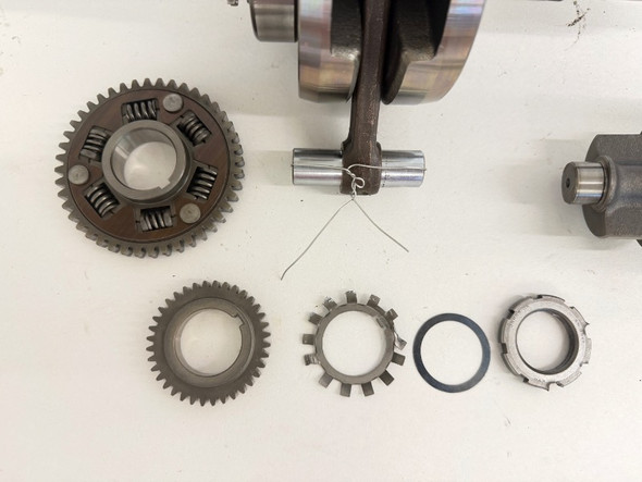 1997 Kawasaki KEF 300 Lakota Crank Crankshaft and Gears 1992-2004