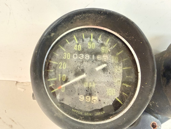 1971-1975 Kawasaki F6 F7 Enduro 125 175 Speedometer Tachometer Cluster and Mount
