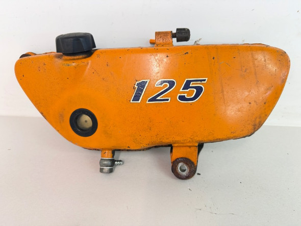 1971-1973 Kawasaki F6 Enduro 125 OEM Orange Oil Tank 52001-022-71