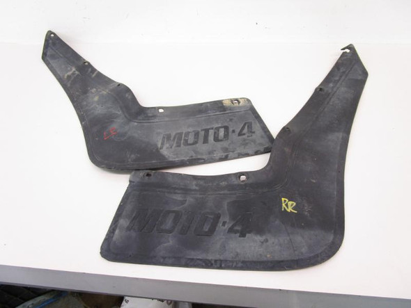 98 Yamaha YFM 350 Big Bear 4x4 Rear Mud Flaps 2HR-21621-00-00 1987-1999