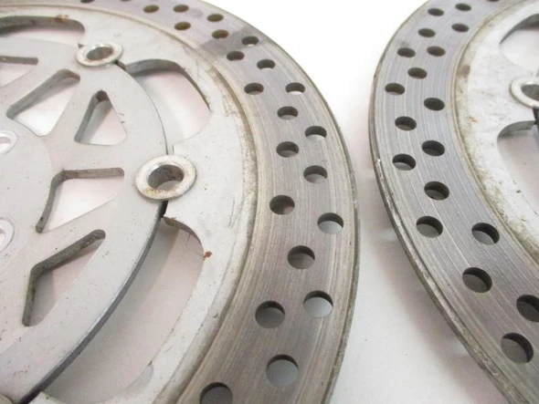 06 Kawasaki Vulcan Mean Streak 1600 Left Right Front Brake Rotor Disc 2005-2008
