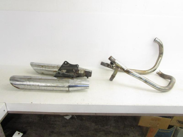 09 Kawasaki EN 500 Vulcan Exhaust Pipe Muffler 18090-1524 1996-2009