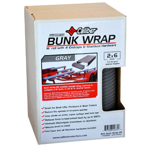 Caliber Grey 16ft x 2in x 6in BunkWrap Kit 23052