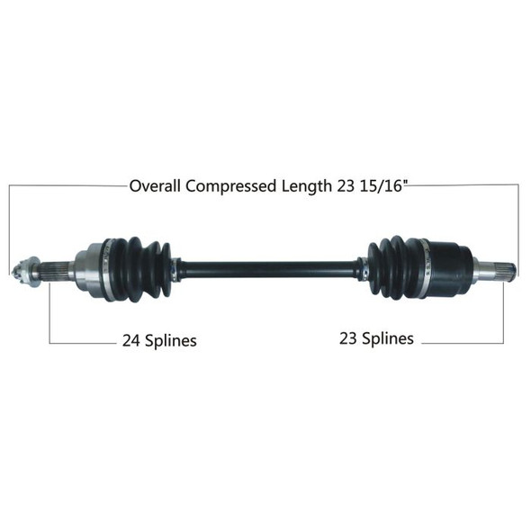 Tytaneum Front Right CV Axle 813-0085 for Honda Big Red 700 MUV700 2009-2013