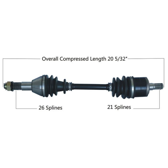 Tytaneum Rear Right CV Axle 813-0048