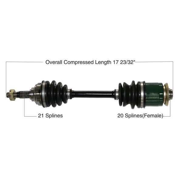 Tytaneum Front Left Right CV Axle 813-0019