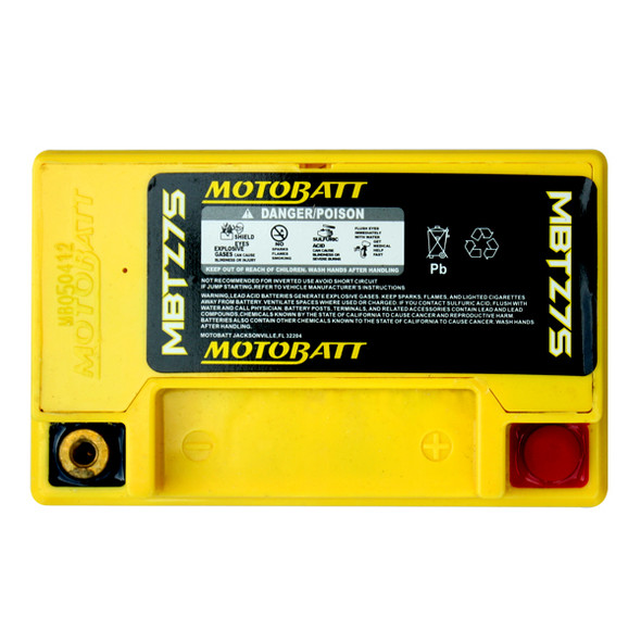 MotoBatt AGM Battery 02-12 for Honda CHF 50 Metropolitan 07-12 for Yamaha XF 50W