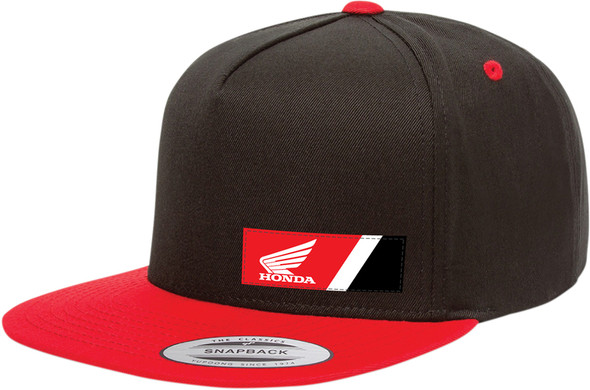 FX Honda Snapback Wedge Hat Red Black 23-86300