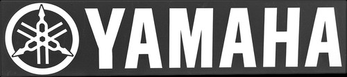 Factory Effex 36in 3ft Yamaha Sticker White 06-94232