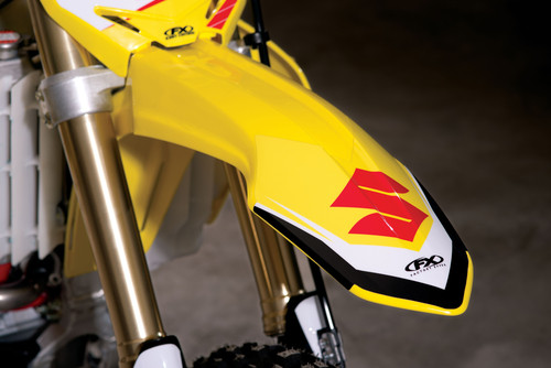 Factory Effex Front Fender Sticker for Suzuki RMZ250 19-22 RMZ450 18-22