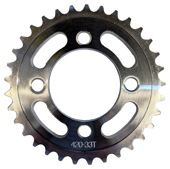 CRU Wonder Wheel Replacement Steel Rear Sprocket 420-33T 2002-09 Kawasaki KLX110