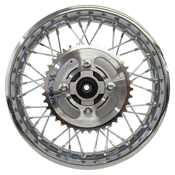Complete Rear Rim Wheel Brake Sprocket for 2010-Up Kawasaki KLX 110 KLX110