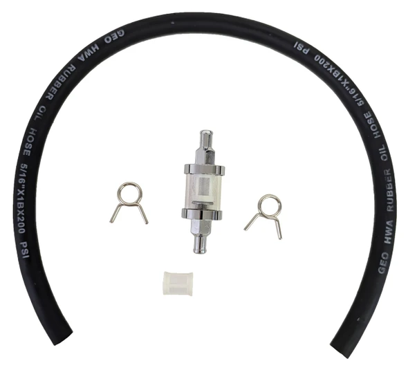 Inline 5/16 Fuel Filter Glass Line for Honda CBR600F 1 2 3 VF 1100s Sabre CB400F