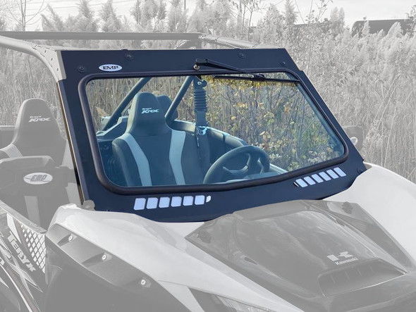 EMP DOT Glass Windshield with Vents 14019 for Kawasaki Teryx KRX 1000 2020-2026