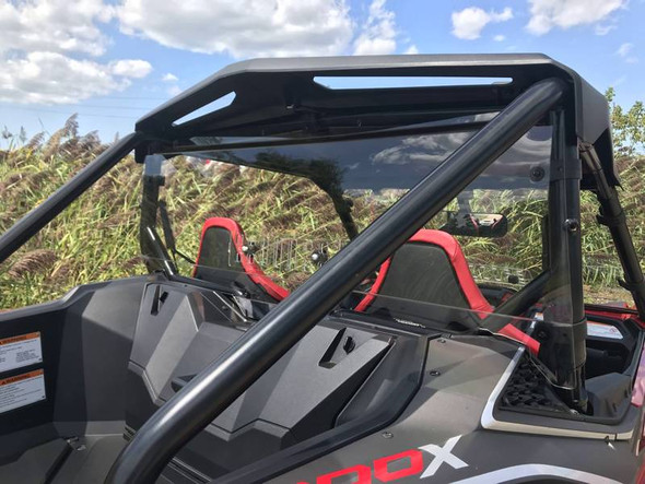 EMP Hard Coated Vented Rear Window Dust Stopper for Honda Talon 1000 2019-2025