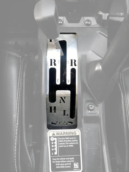 EMP Stainless Steel Shifter Gate 13679-Bare for Maverick X3 X3 Max 2017-2026