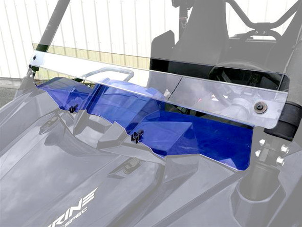 EMP Hard Coated Half Windshield Deflector for Yamaha Wolverine R-Spec 2016-2018