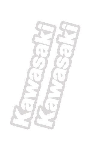 Factory Effex Kawasaki Universal Fork Swingarm Stickers White 09-44112