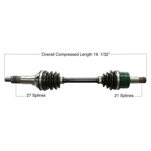 Tytaneum Front Right CV Axle 813-0208