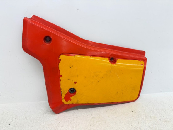 1984-1985 Honda XR 200 R 4 Valve OEM Left Side Panel Number Plate 835A0-KK0-770ZA