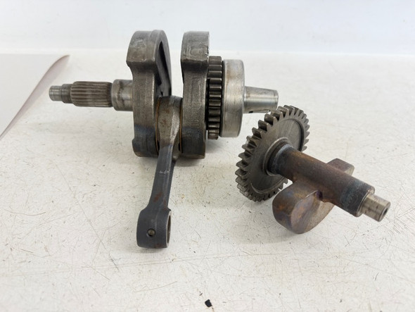 1985 Honda XR 200 R 4 Valve Crankshaft Rod Crank and Counter Balance