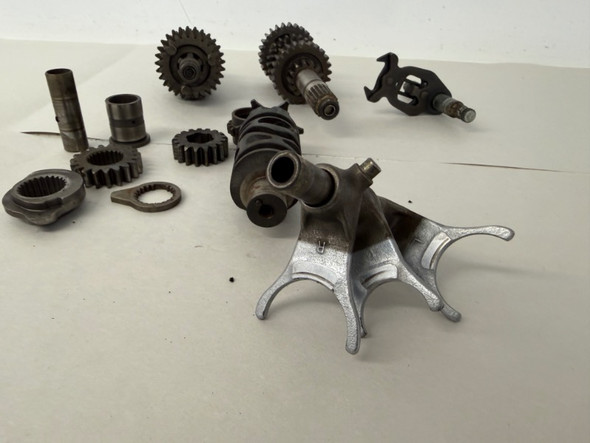 1985 Honda XR 200 R 4 Valve OEM Transmission Main Counter Shaft Gear Shift Drum