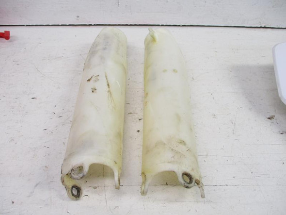 07 Honda CRF 450 X 450X Left Right Fork Cover Guard 51610-MEY-000ZA 2005-2017