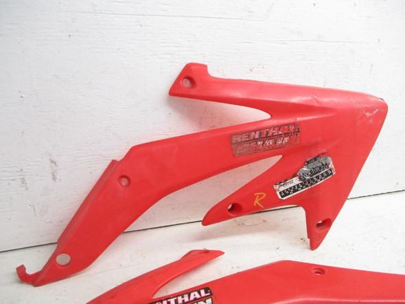 07 Honda CRF 450 X 450X Left Right Radiator Shroud Cover 19071-MEY-A10ZA 2007