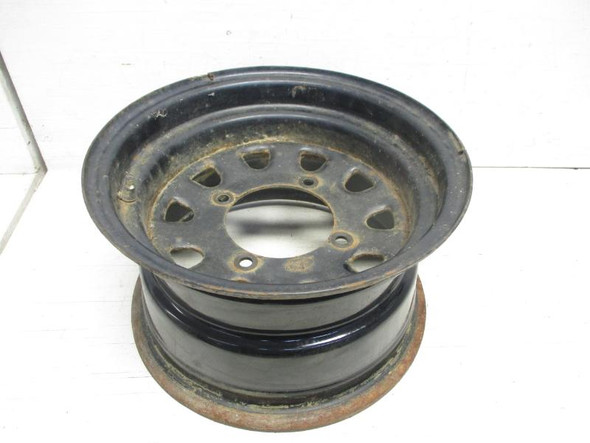 04 Kawasaki Mule 3010 KAF 620E used ITP Delta Rim Rear Wheel 12x7 4/137