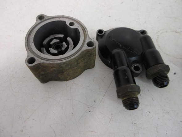 87 Yamaha YFM 350 Big Bear Oil Filter Cover 1YW-13447-00-00 1987-1998