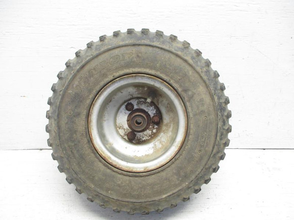 84 Yamaha Tri Zinger YT 60 used Front Wheel #4 Silver Leaks 3NJ-25180-00-35