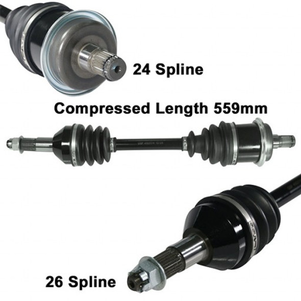 11 12 for Can-Am Outlander 800 ArmorTech HeavyDuty Rear Left CV Axle StockLength