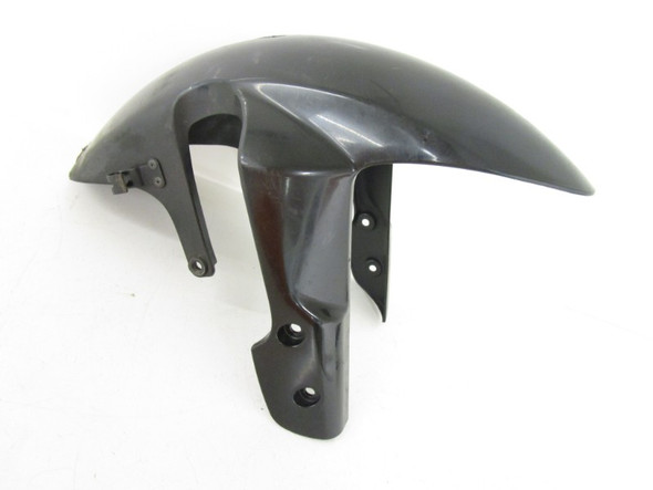 08 Suzuki GSXR 600  Black Front Fender *Crack* 53100-41G00-019