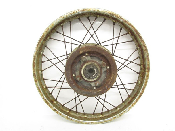 75 Honda CL 360  Rear Wheel Rim Hub Spokes 18 in