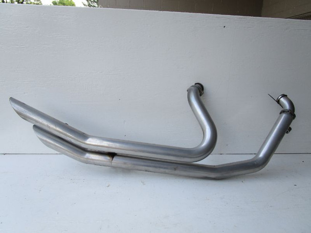 01 Harley Davidson FXSTD Deuce  Exhaust System Pipes Aftermarket