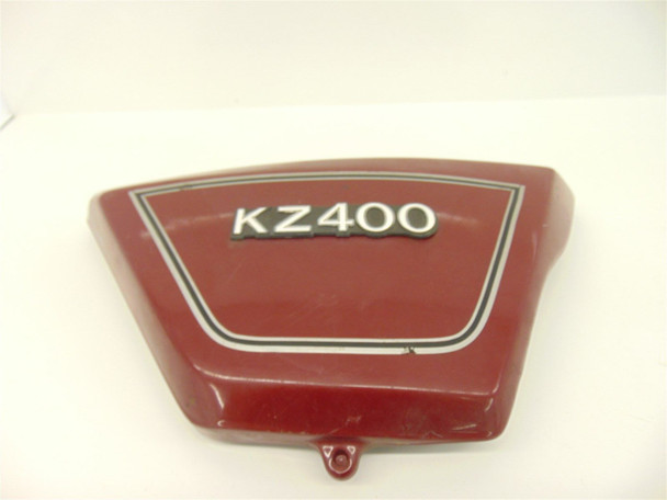 78 79 Kawasaki KZ 400 B  Right Side Cover Plastic Panel Body AC146