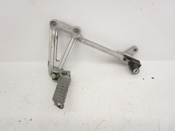 03 Kawasaki Ninja 250 R Used Left Rear Passenger Foot Peg Bracket 35011-1356