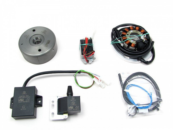 Powerdynamo MZ-B VAPE Ignition Stator System for Yamaha SR TT XT 500 2 Coils DC