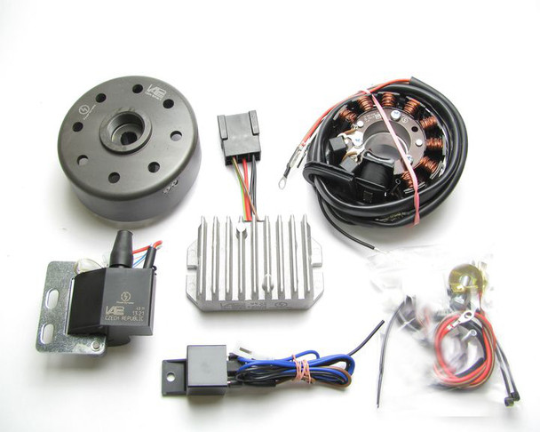 Powerdynamo MZ-B VAPE Ignition System Stator for MZ IFA RT 125 12 Volt DC System