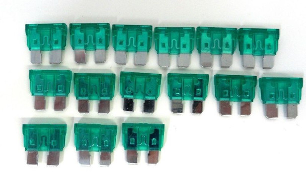 For ATC Automotive Blade Fuse 30 AMP New 15 Pack