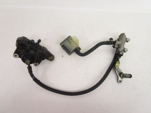 94 Suzuki GSX 600 Katana used Rear Brake Master Cylinder Caliper 69100-34C03