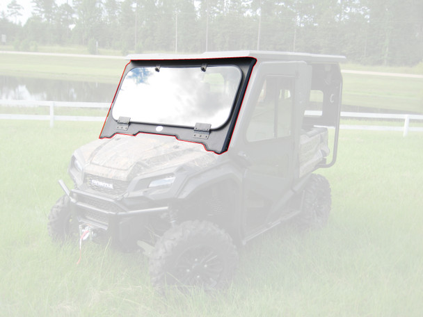 Steel Folddown Windshield Only 16-21 for Honda Pioneer SXS 1000 3 5 Seat Cab Enc