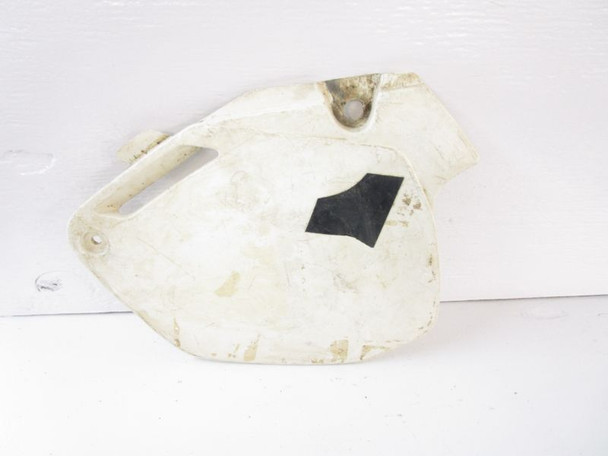 1990 Honda CR 250 Left Rear Cover Number Plate 83610-KZ3-700ZA