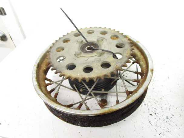 2002 LEM 50 LX2 DB Motors Rear Wheel Rim 10" Rusty