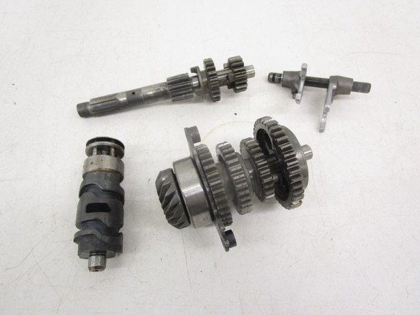 06 Yamaha Grizzly YFM 80 Transmission Gears Shift Forks Drum 2005-2008